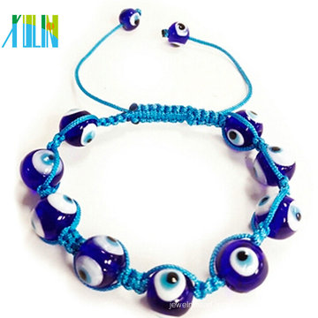 fashion beautiful red turkish eyes Shamballa Bracelet